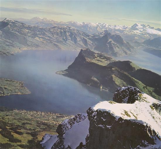 Two Tourist posters of Switzerland and another of Belgium